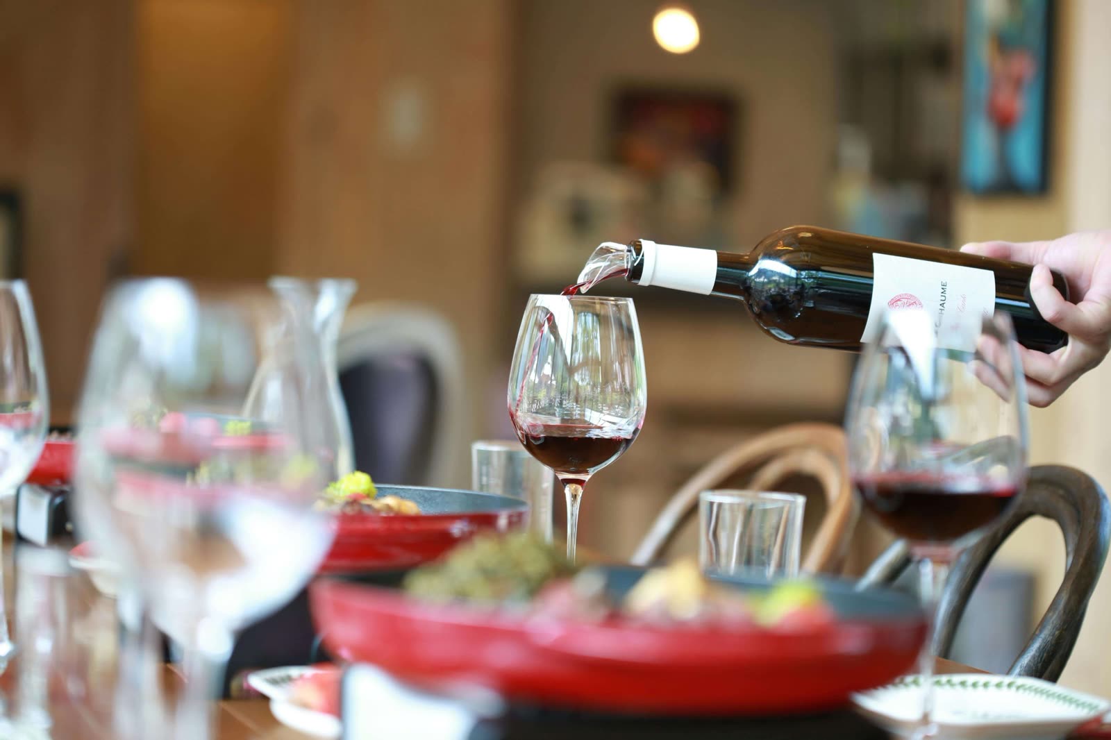 Wine at a TEG Wine Dinner
