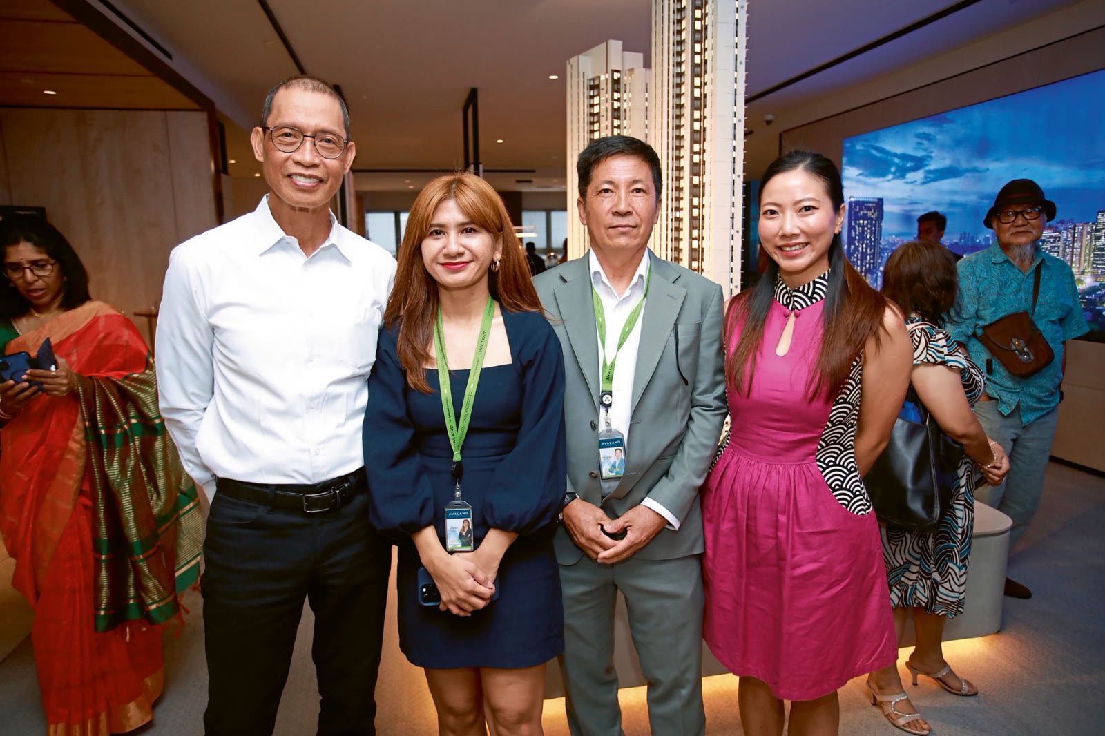 Guests at a property launch