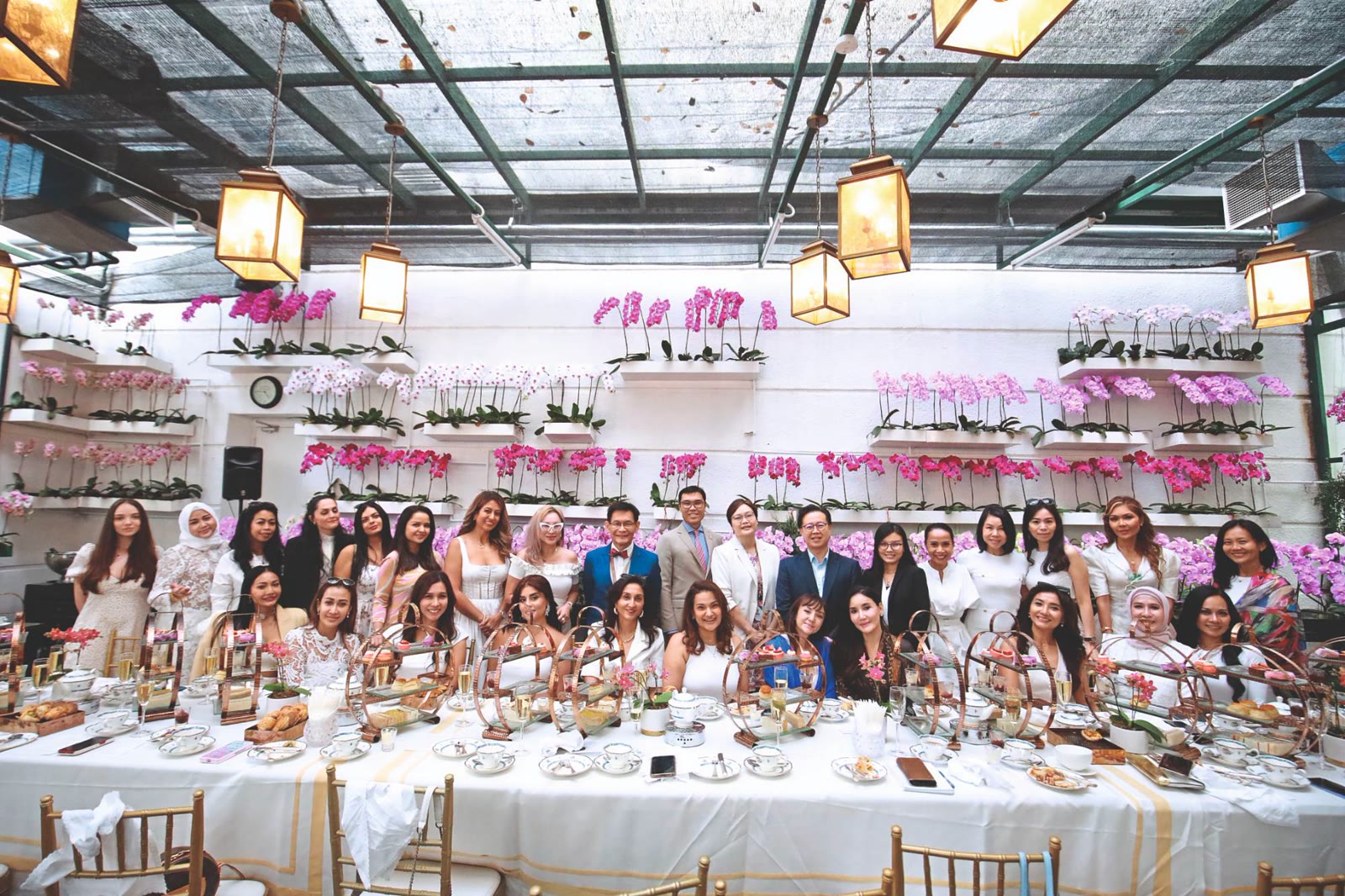 Guests at an afternoon tea organised for Prince Court Medical Centre
